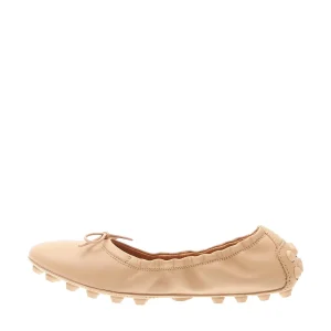 Scarpe Tod's - Ballerina Bubble in pelle beige