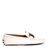 Scarpe Tod's - Mocassino in pelle bianca con fibbia a catena