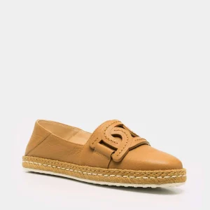 Scarpe TOD'S - slip-ons in pelle color cuoio con fibbia in pelle