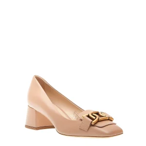 Scarpe TOD'S: Eleganti décolleté con tacco 50 mm in pelle nude