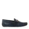 Scarpe Tod's: eleganza urbana in suede blu con fibbia in gomma