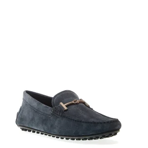 Scarpe Tod's: eleganza urbana in suede blu con fibbia in gomma