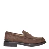 Scarpe Tod's: Mocassini in camoscio marrone per look semi-formale