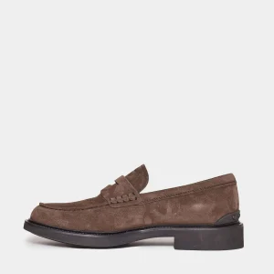 Scarpe Tod's: Mocassini in camoscio marrone per look semi-formale