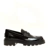 Scarpe Tod's: Mocassini neri in pelle spazzolata