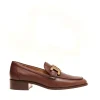 Scarpe Tod's: mocassino in pelle color cuoio, tacco 35 mm