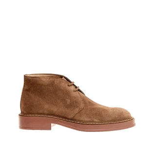Scarpe TOD'S: Stivaletti in camoscio noce con suola extralight