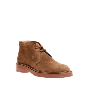 Scarpe TOD'S: Stivaletti in camoscio noce con suola extralight