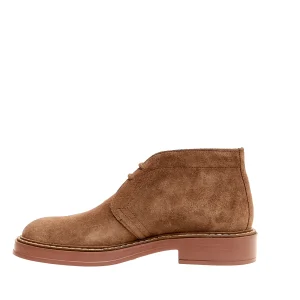 Scarpe TOD'S: Stivaletti in camoscio noce con suola extralight