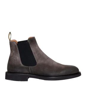 Scarpe vintage grigie in suede Doucal's - Beatles