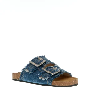 Scopri le nostre ciabatte jeans con fibbia strass!