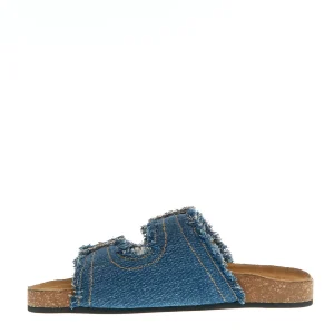 Scopri le nostre ciabatte jeans con fibbia strass!