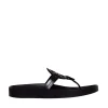 Scopri le nuove flip flops TORY BURCH in pelle nera