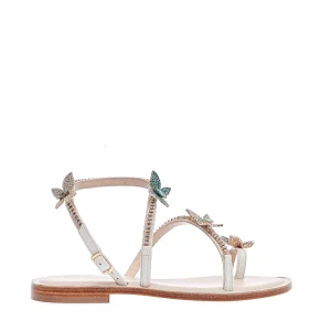 Scopri le nuove sandali con farfalle verdi di Paola Fiorenza