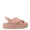 Scopri le nuove scarpe PALOMA BARCELO - sandali con zeppa in suede rosa