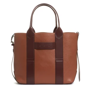 shopping media pelle cuoio