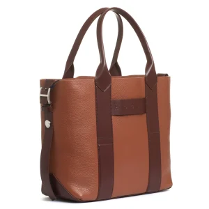 shopping media pelle cuoio