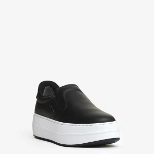 Skyscaper slipon pelle nera