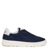 slip-on camoscio blu