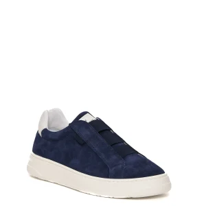 slip-on camoscio blu