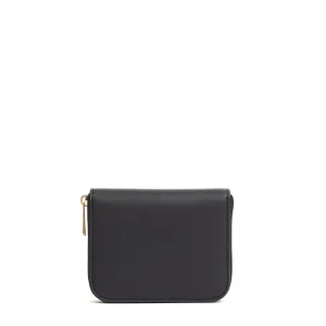 small zip portafoglio nero