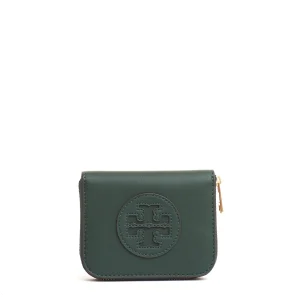 small zip portafoglio verde