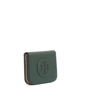 small zip portafoglio verde