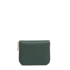 small zip portafoglio verde