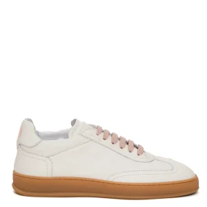 sneakers pelle bianca fondo cassetta