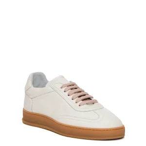 sneakers pelle bianca fondo cassetta