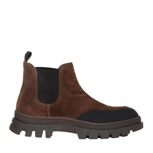 SORELLE PEREGO - Ankle Boot in Cognac Suede: Timeless Elegance