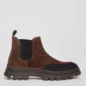SORELLE PEREGO - Ankle Boot in Cognac Suede: Timeless Elegance