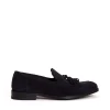 SORELLE PEREGO - Blue Suede Moccasin: Stylish Tasselled Footwear