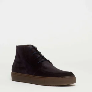 SORELLE PEREGO - Blue Suede Ankle Boot: Stylish and Durable