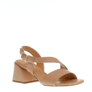 SORELLE PEREGO - Sandalo in pelle beige tacco 60: acquista online