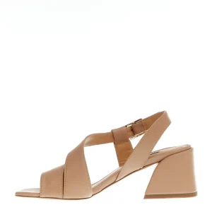 SORELLE PEREGO - Sandalo in pelle beige tacco 60: acquista online