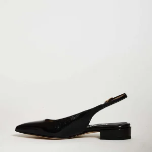 SORELLE PEREGO - Slingbacks in Black Naplak: Scarpe eleganti