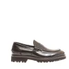 SORELLE PEREGO: Scarpe Mocassino in Pelle Scamosciata Marrone Scuro