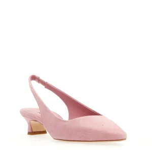 SORELLE PEREGO: Slingback in camoscio rosa di tendenza