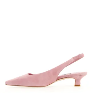 SORELLE PEREGO: Slingback in camoscio rosa di tendenza