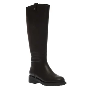 Stivaletti in pelle nera ASH con borchie a pistola