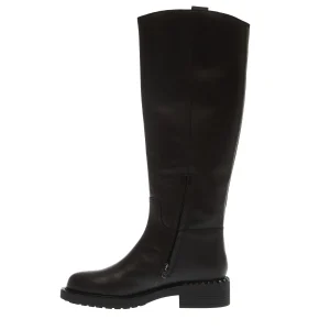 Stivaletti in pelle nera ASH con borchie a pistola