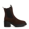 stivaletto camoscio marrone tacco 50