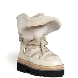 stivaletto montone beige