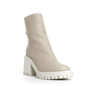 stivaletto panna tacco 80 mm
