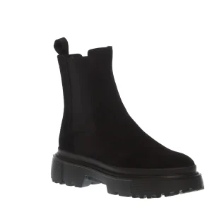 Stivali alla caviglia Hogan in suede nero