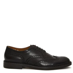 stringata inglese pelle marrone