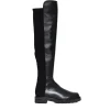 Stuart Weitzman: Over the Knee Black Leather Boots