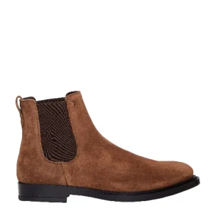 Stylish Leather Suede Ankle Boots with Elastic Bands - TOD'S
