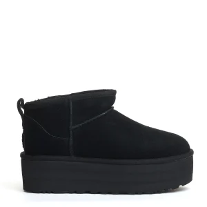 ugg classic ultra mini platform nero